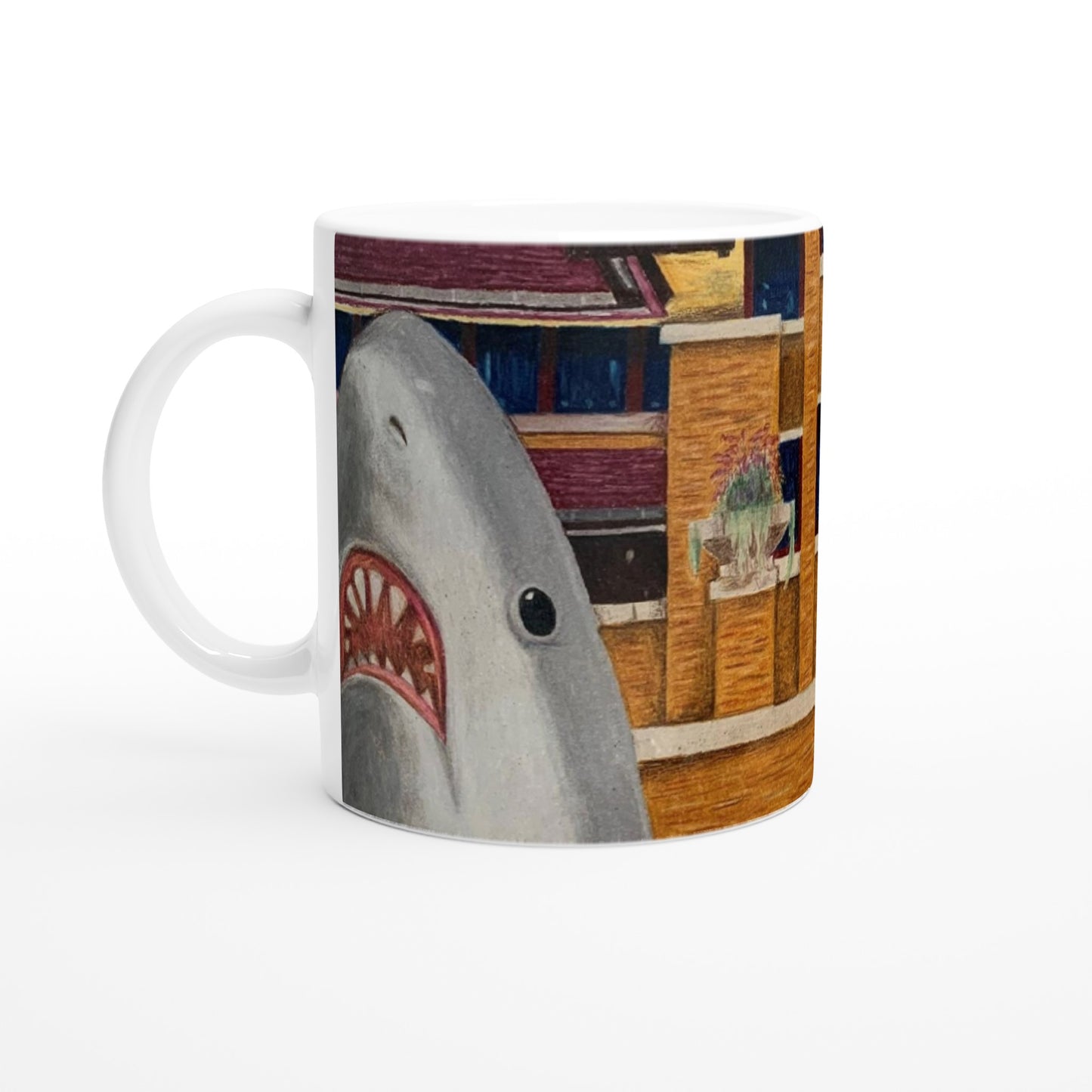 "The City" White 11oz Ceramic Mug