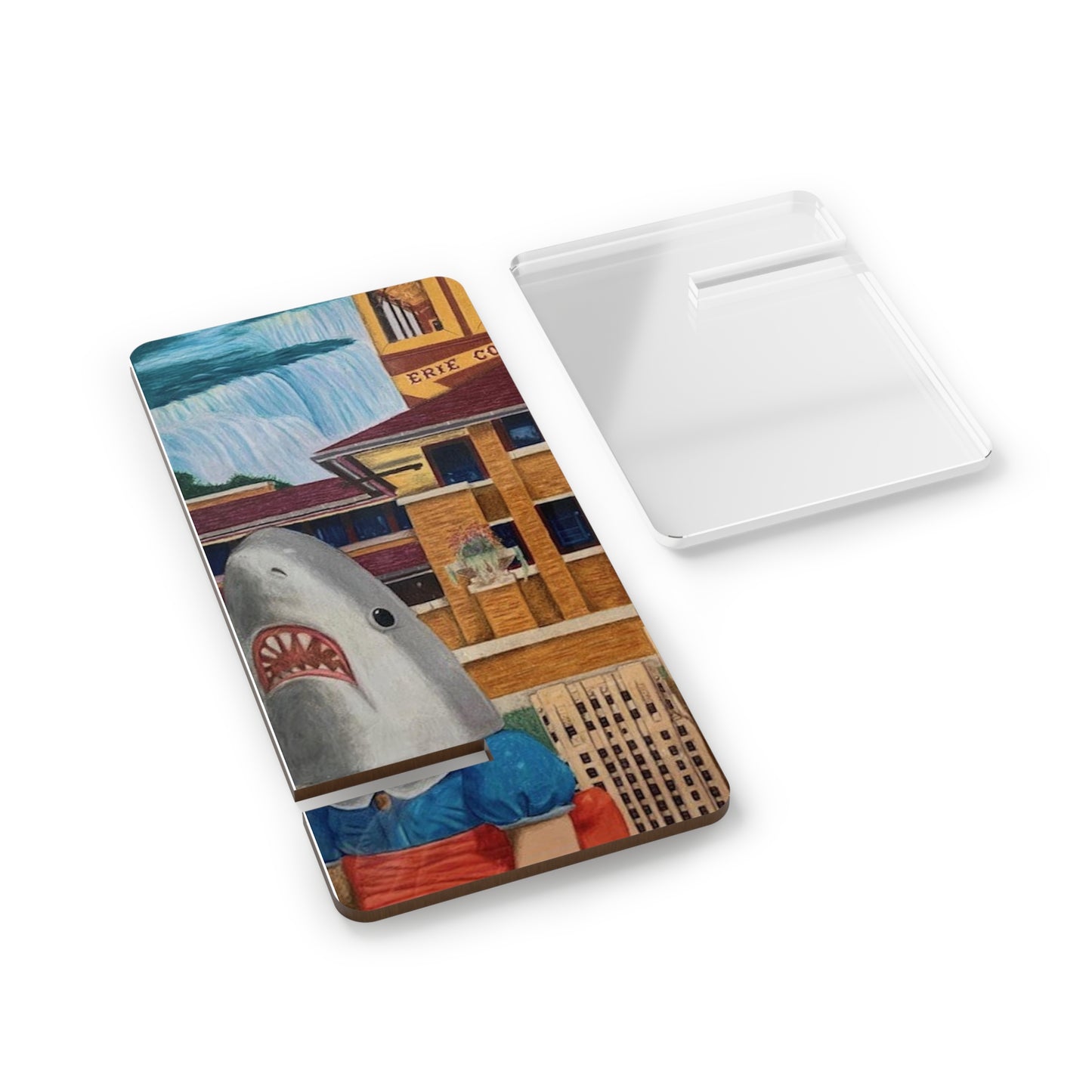"The City" - Sharkgirl Mobile Display Stand for Smartphones