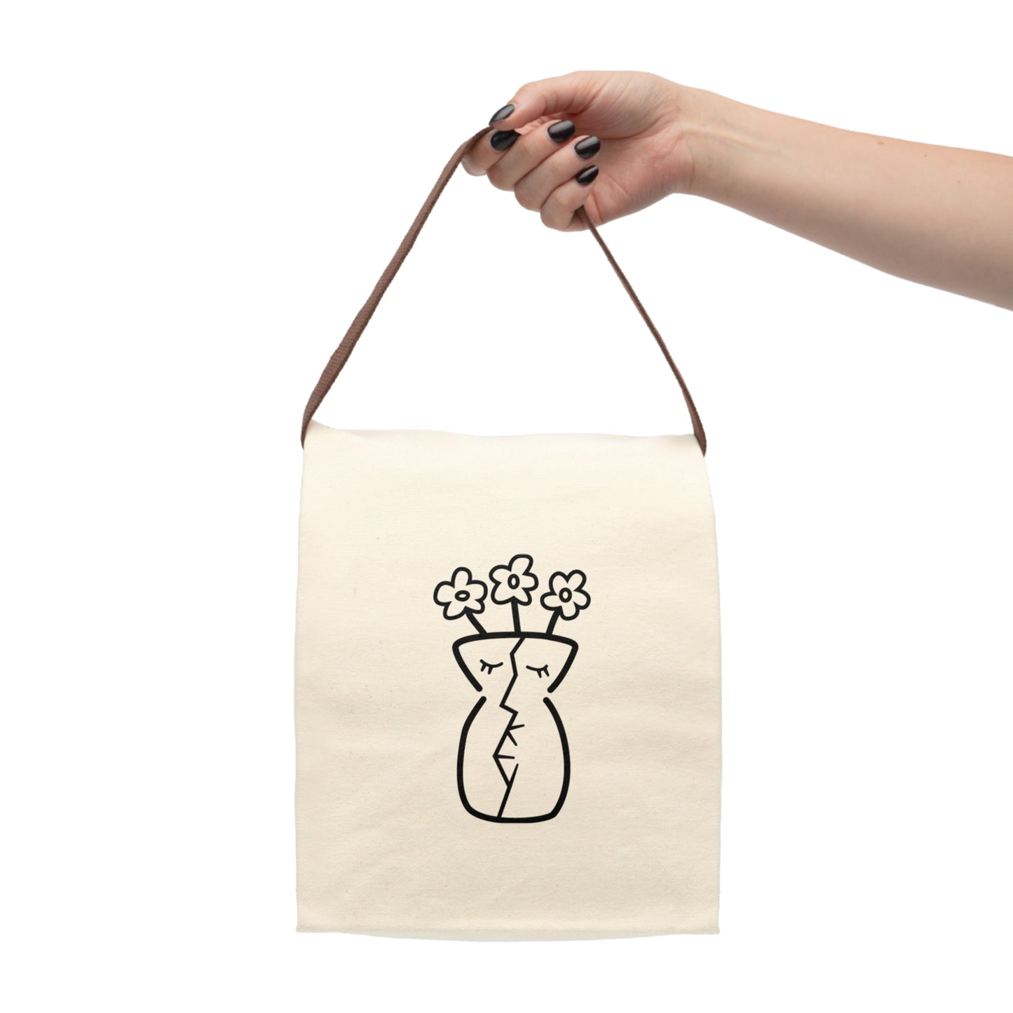 LKD Logo Canvas Lunch Bag With Strap