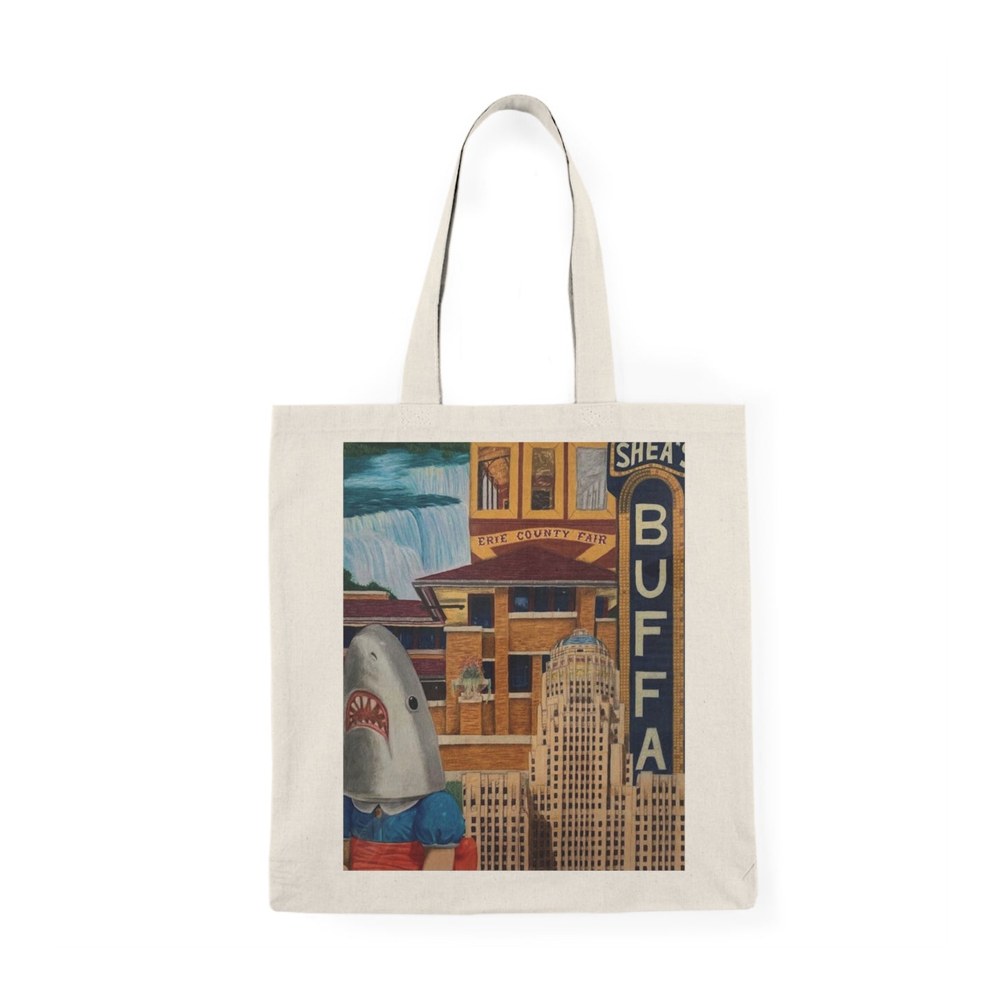 "The City" Natural Tote Bag
