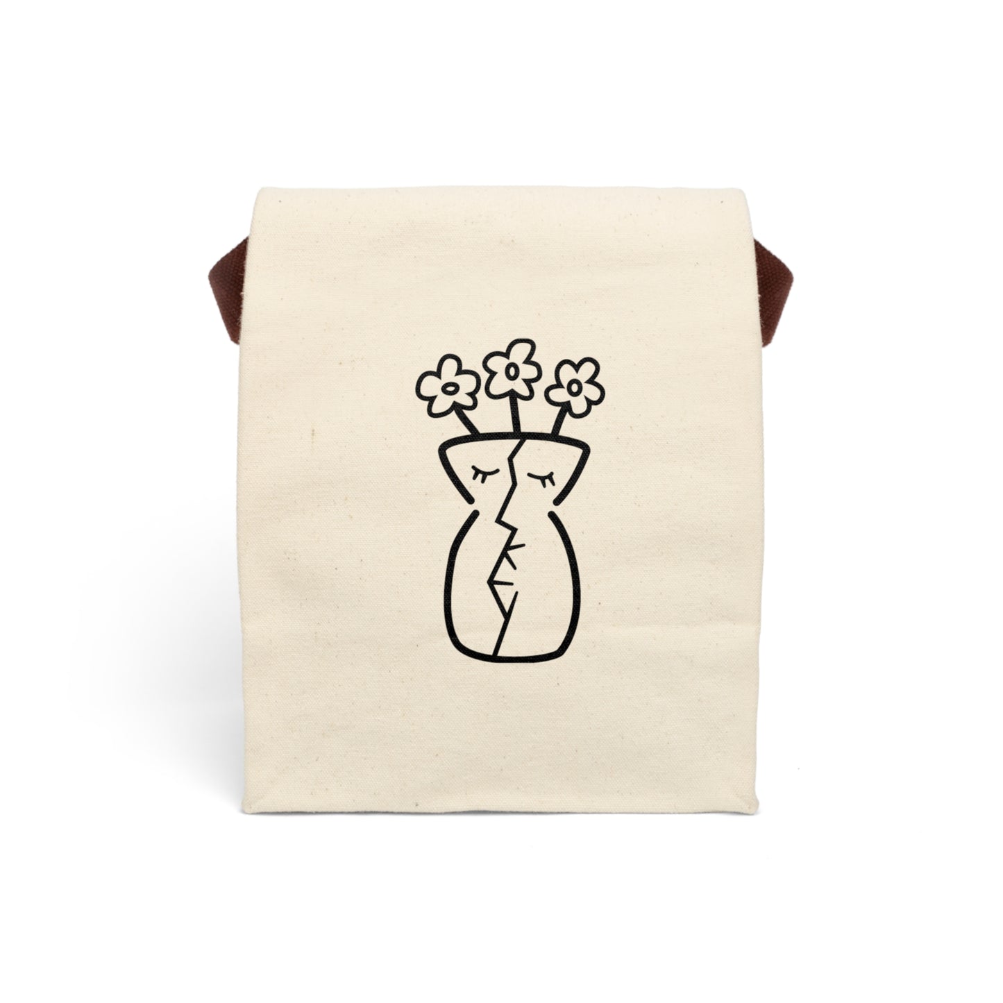 LKD Logo Canvas Lunch Bag With Strap