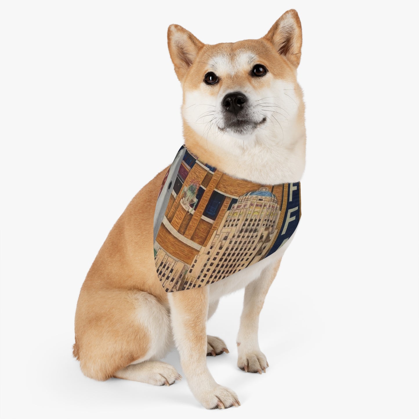 "The City" Pet Bandana Collar