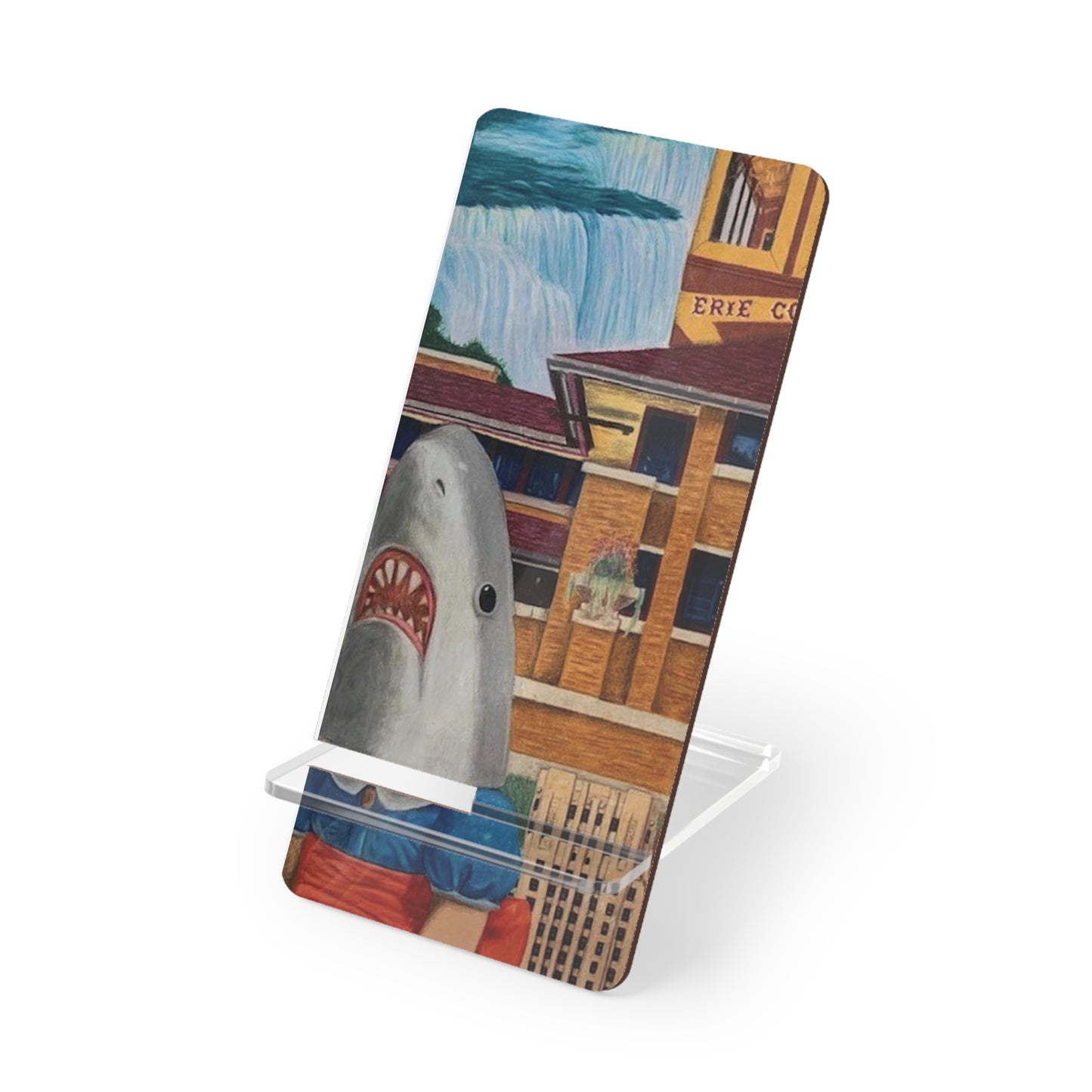 "The City" - Sharkgirl Mobile Display Stand for Smartphones