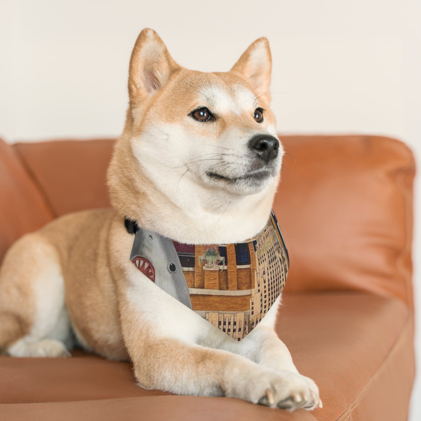 "The City" Pet Bandana Collar