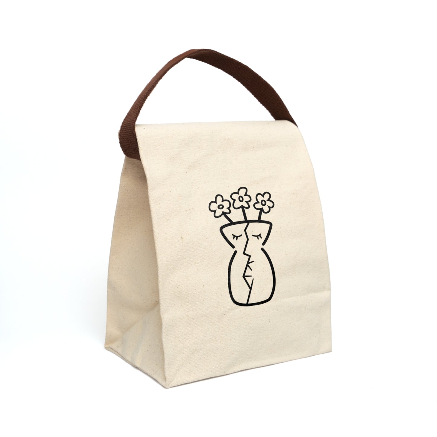 LKD Logo Canvas Lunch Bag With Strap