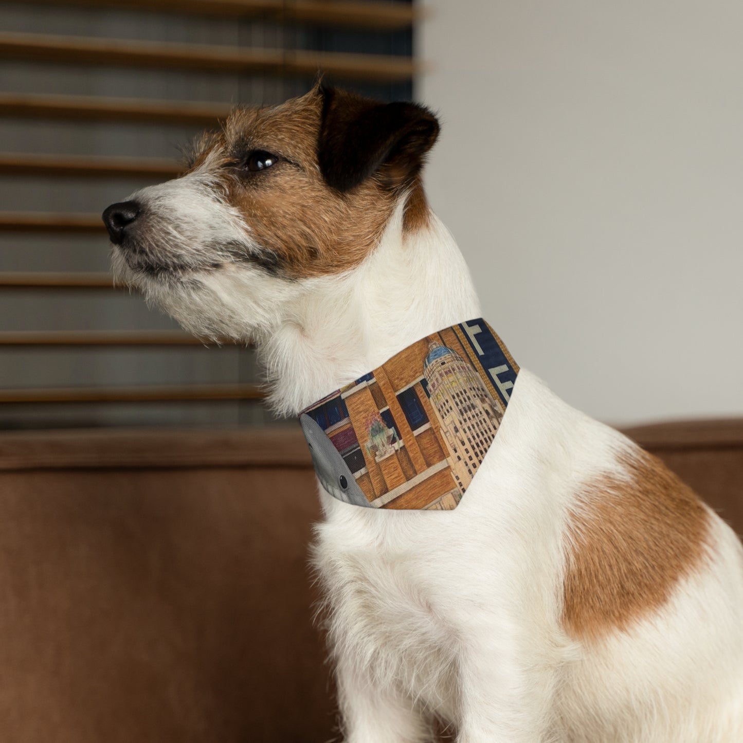 "The City" Pet Bandana Collar