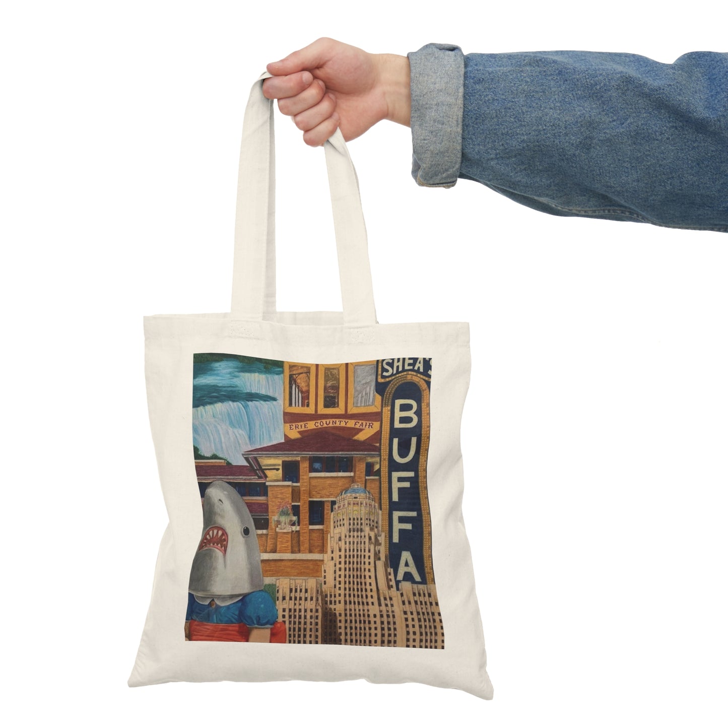 "The City" Natural Tote Bag